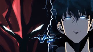 Sung Jin Woo Vs Igris「AMV」Solo Leveling Episode 11 | Red - Let It Burn (Anime Edit)