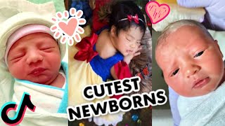 Cute Newborn Baby TikTok Compilation you MUST WATCH Home Birth &amp; PREGNANCY Tik Tok!