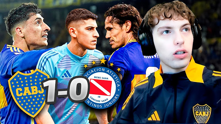 DAVOO XENEIZE REACCIONA A BOCA 1 ARGENTINOS JUNIORS 0 (2024) - LIGA ARGENTINA (FECHA 17)