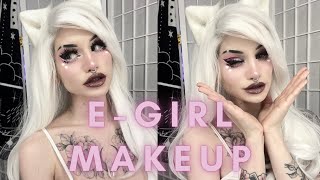 TRYING EGIRL MAKEUP???