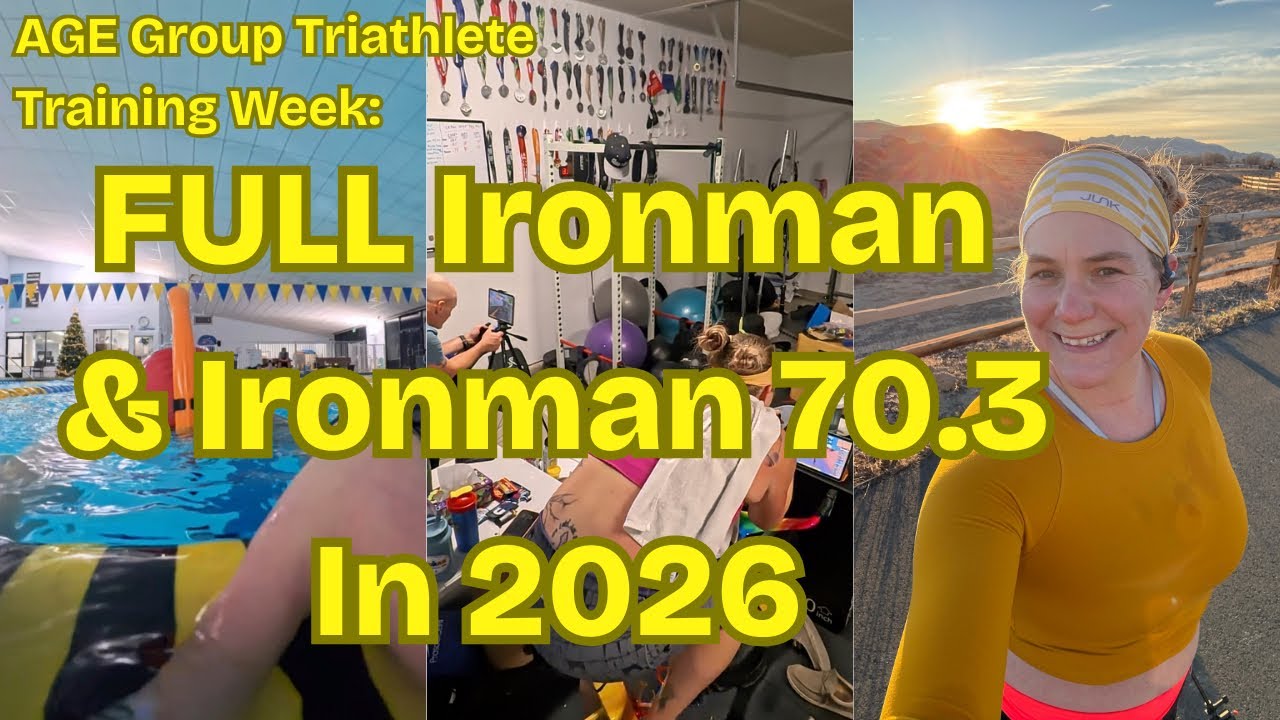 Тренировки первой недели перед соревнованиями 2026 года: полуайронмен и полный айронмен.