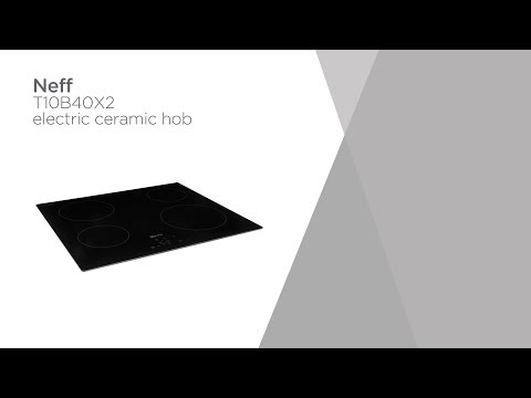 Neff T10B40X2 Electric Ceramic Hob - Black | Product Overview | Currys PC World