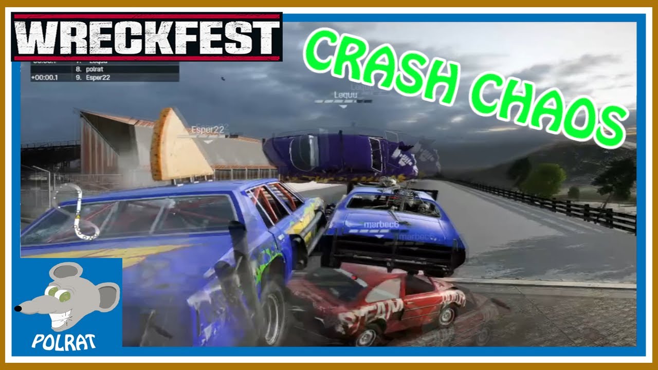WRECKFEST multiplayer crashes | Lots of Chaos and Crashes - YouTube