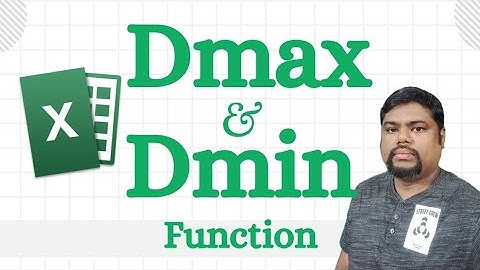 Dmax & Dmin Function in Excel