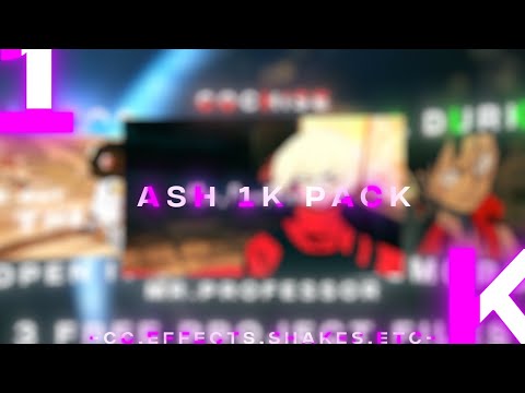 ASH 1k Editing Pack/Preset Pack | Free Editing Pack For [Flow/AMV] Edits