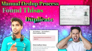 Manual Dedup Process found this Duplicate