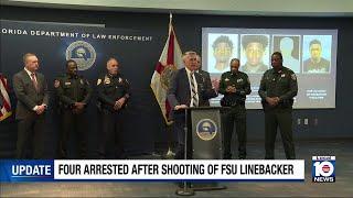Police announce 4 arrests in shooting death of FSU linebacker