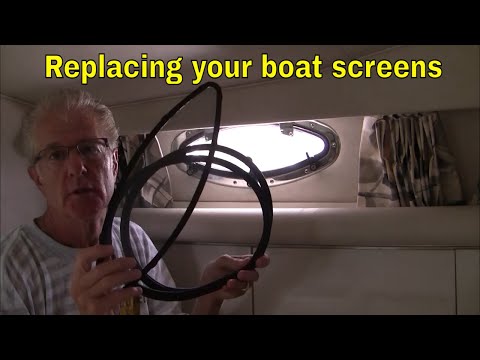 How to replace your boat screens