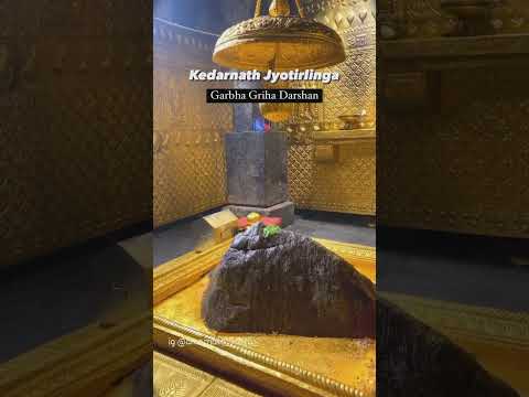 A Powerful Darshan of the Kedarnath Temple’s Sacred Linga 🙏🏼