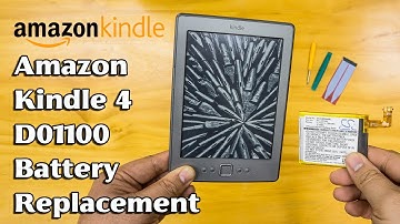 Amazon Kindle 4th Gen D01100 battery replacement, teardown, disassembly