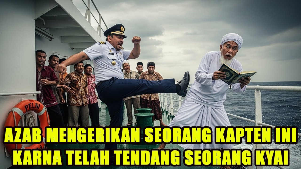 AZAB MENGERIKAN! SEORANG KAPTEN YANG TELAH TENDANG SEORANG KYAI