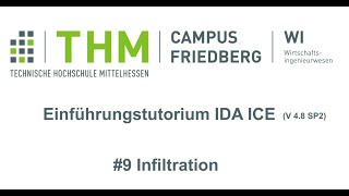 Einführungstutorium IDA ICE (4.8 SP2) - Infiltration (11 von 26)