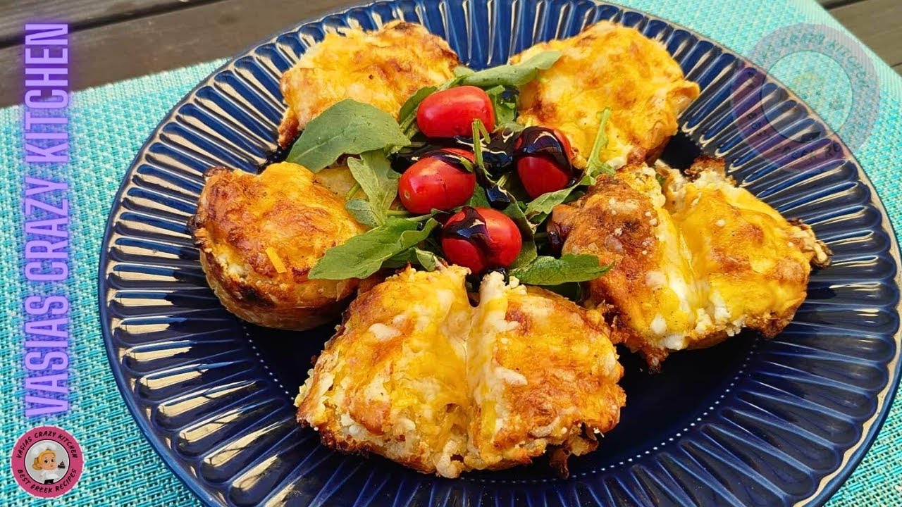 Τρελο τυροπιτάκια της Βασούλας σε ένα λεπτό πανέυκολα και γρήγορα – Το τέλειο σνακ για τα παιδιά σας