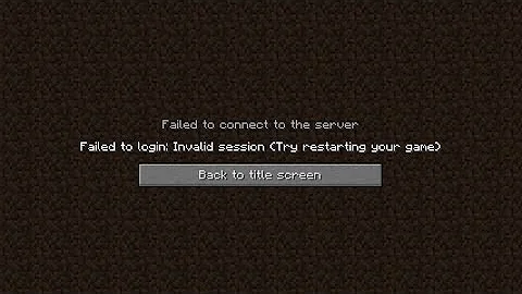Não foi possível iniciar a sessão Minecraft?