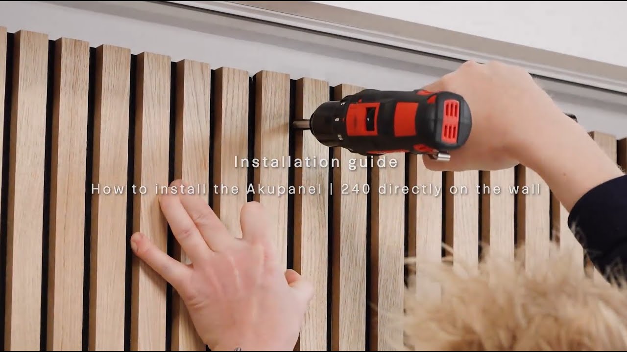 WoodUpp Akupanel installation - YouTube