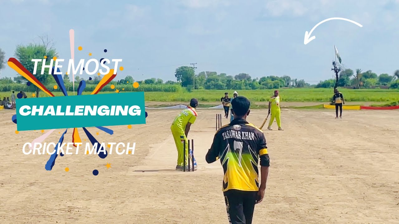 Most challenging Cricket Match !! - YouTube