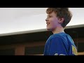 Ronan reads starting lineup to Blues through Make-A-Wish