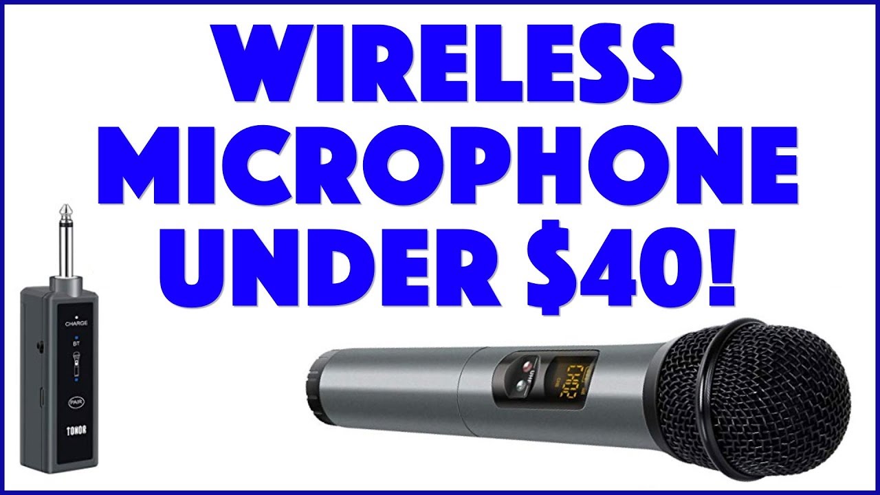 Tonor Wireless Handheld UHF Microphone Reviewed - YouTube