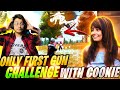 First Gun Challenge With Cookie !! Best Gameplay FreeFire #Xmania #Cookie