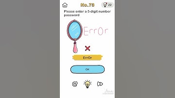 Brain out level 73: Please enter a 5-digit number password #shorts #youtubeshorts #shortsfeed