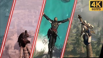 Jumping From Highest Point Every Assassins Creed (2007- 2020)