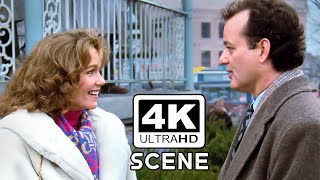 Bill Murray, Andie MacDowell in 1993's Groundhog Day | 4K | with Marita Geraghty(Nancy)