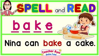 SPELL AND READ | USE IT IN A SENTENCE | Reading Lesson for grade 1, 2, 3 | Teacher Aya Online Tutor by Teacher Aya Online Tutor 35,532 views 1 month ago 13 minutes, 14 seconds