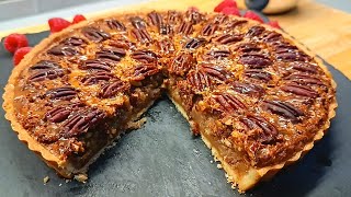 Pican pie/ Tarte aux noix de pécan/ une tuerie! 😱😋5min. de préparation