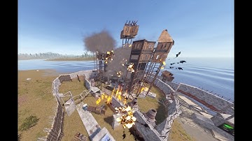 DEVILX x UNHOLY vs. CROWD (Rust 1.1k Rocket Raid)