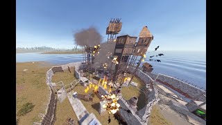 DEVILX x UNHOLY vs. CROWD (Rust 1.1k Rocket Raid)