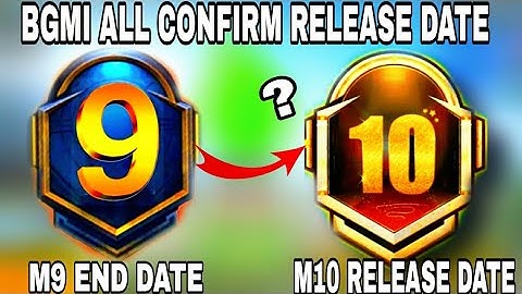 BGMI M9 ROYAL PASS LOCK TIME | BGMI M10 ROYAL PASS RELEASE DATE AND TIME | BGMI ALL RELEASE DATE