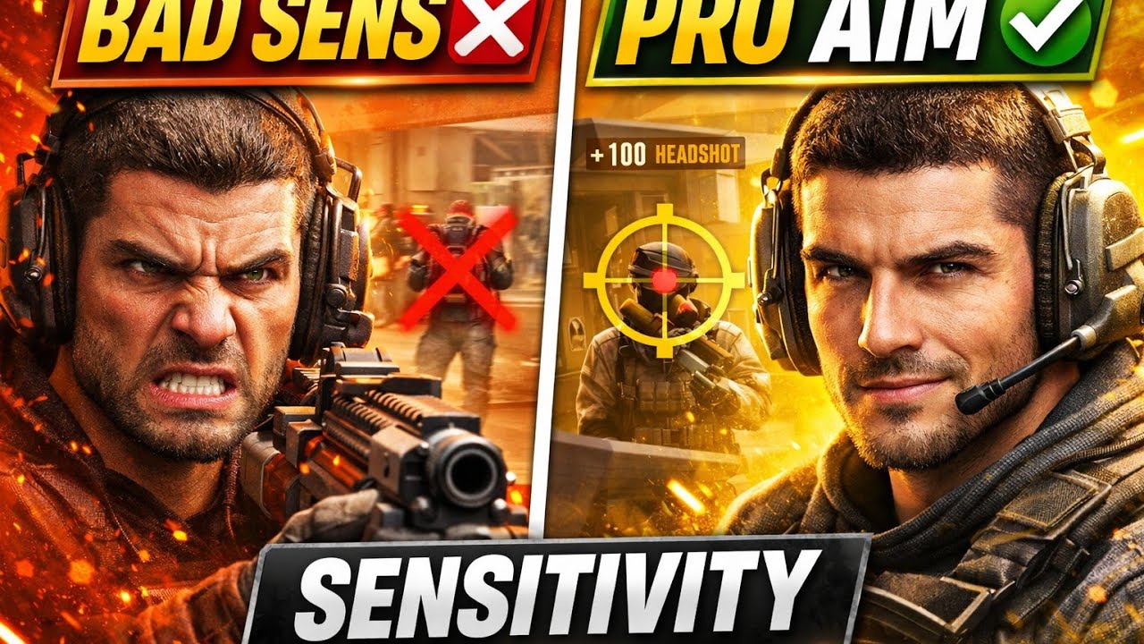 این Sensitivity اشتباه، بازی کالافتو می‌بازه ❌ (Fix کن!)