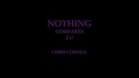 Chris Cornell - "Nothing Compares 2 U" Prince Cover