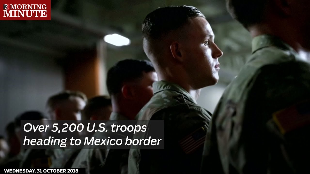 Over 5,200 U.S. troops heading to Mexico border doha mapa