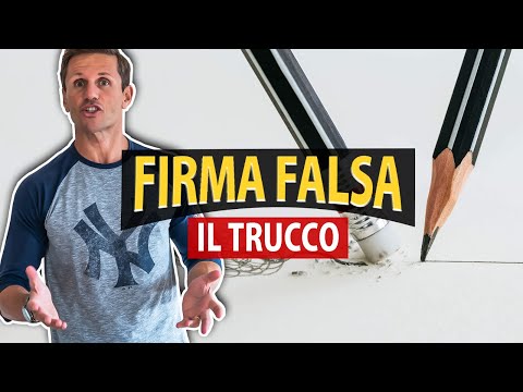 Video: Come Copiare Una Firma