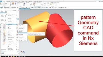 pattern Geometry in Nx Siemens | CAD feature commandin unigraphics PLM software