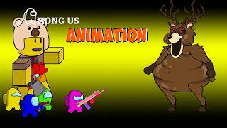  Among Us Survivals In 99 Night Roblox In The Forest  Among Us Funny Animation