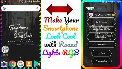How to set Edge Lighting RGB on Android phone [Hindi - Urdu] By #thegetintotech