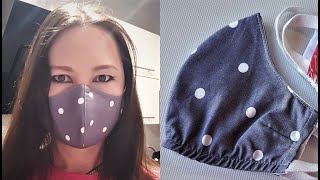 DIY How to sew a face mask  Jak uszyć ochronną maskę na twarz tutorial