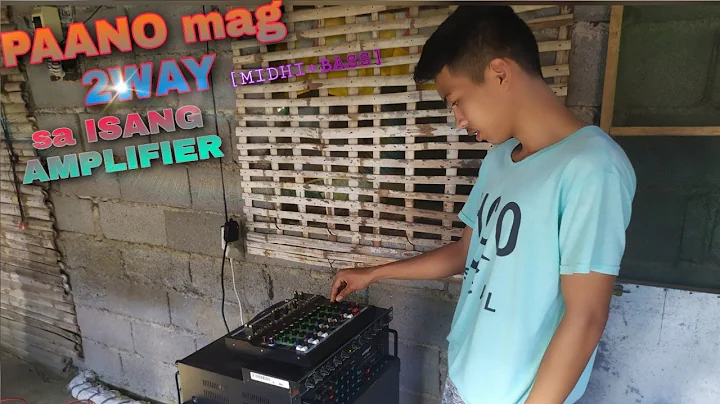 How to 2WAY Single AMPLIFIER MIDHI+BASS | Equalizer and crossover setup