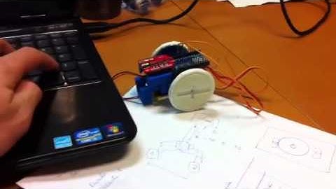 Telnet control of an arduino-based mobile robot