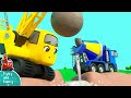 Trench is blocked  digley and dazey  construction cartoons for kids