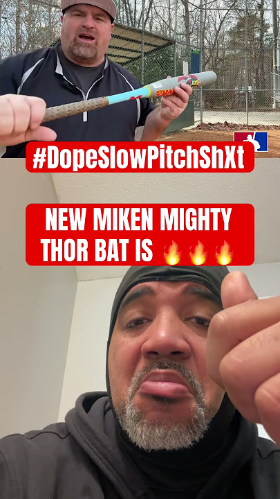 Miken Mighty Thor Bat is 🔥🔥🔥 #fatguybp #slowpitchsoftball #miken  #shorts #smashitsports #thor