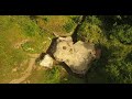 Vue aérienne d’un champ de bataille de la grande guerre