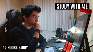 STUDY WITH ME | YKS 25 gün kalmış! Gelin 12 Saat çalışalım.