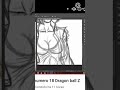 pintura digital lineart número 18 dragon ball Z #shorts