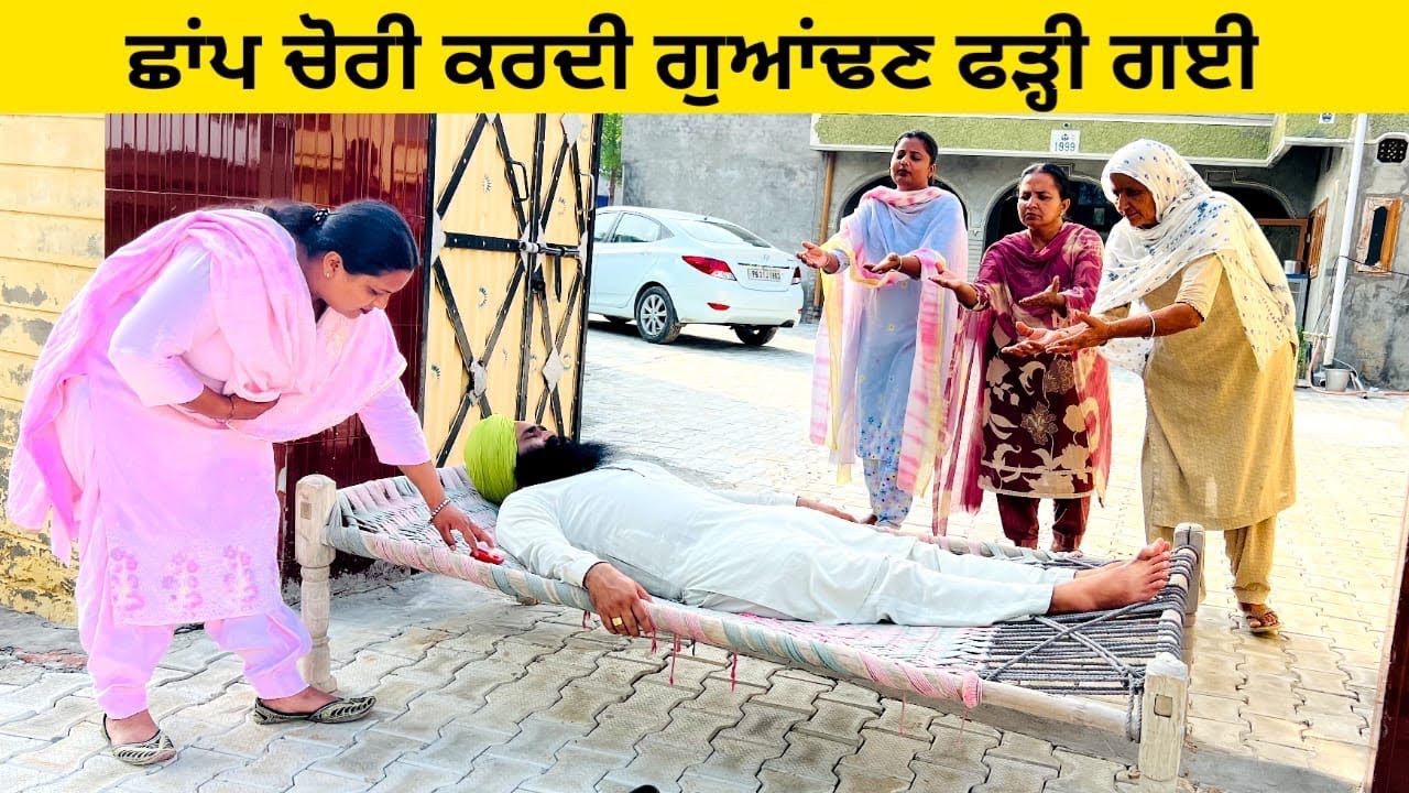 ਛਾਂਪ ਚੋਰੀ ਕਰਦੀ ਗੁਆਂਢਣ ਫੜ੍ਹੀ ਗਈ chorni guandan punjabi short video #sidhufamily #chorni #guandan