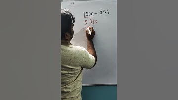 substraction from 1000