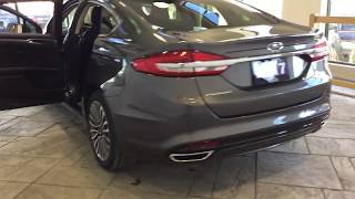 2017 Ford Fusion Grey Sedan