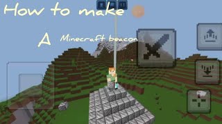 How to make a Minecraft Beacon, full explaied @minecraft  @MineCrafterDAMO @howtomake01